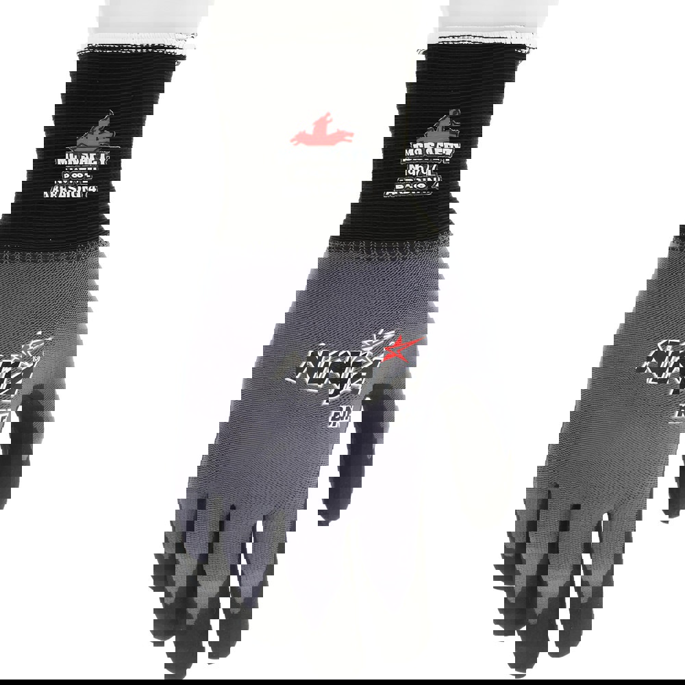 General Purpose Work Gloves: X-Large, Nitrile Coated, Nylon & Spandex